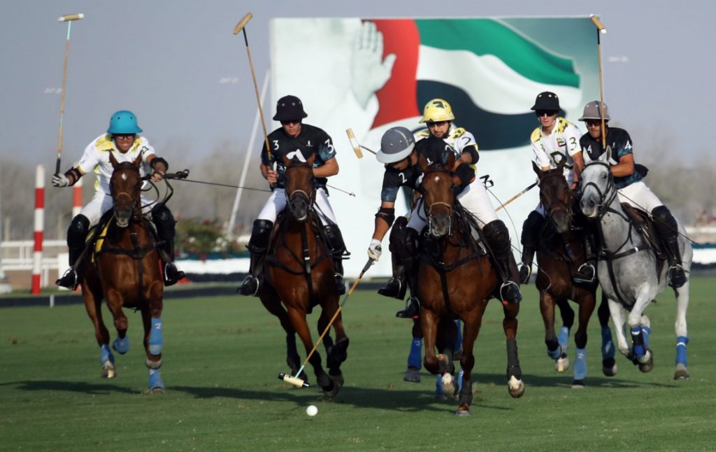 Sultan bin Zayed Polo Cup final between Abu Dhabi and Ancora